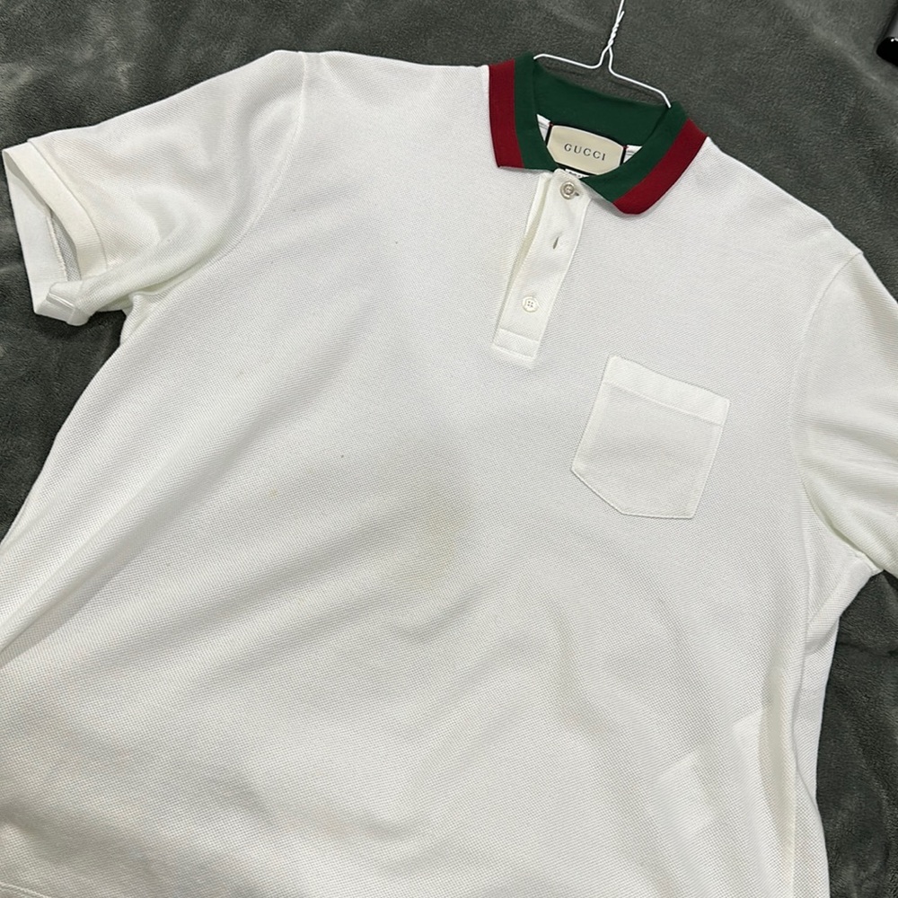Xxl gucci polo shirt authentic